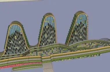 Modern High-Rise Office and Commercial Complex with Ecological Design and Unique Architecture-BIM WORLD