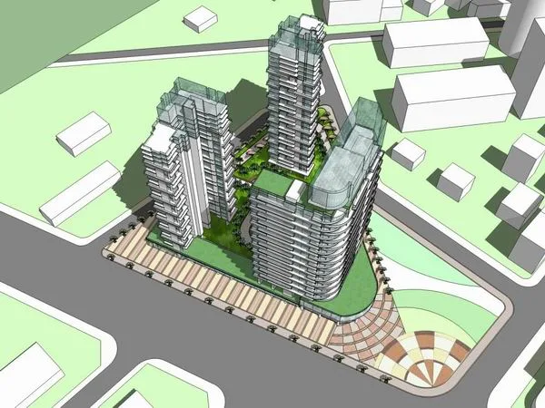 Sketchup Office Model | High rise Office Building, Modern Style