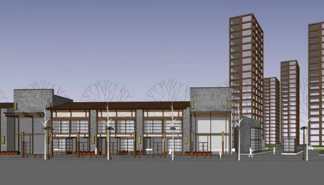 SketchUp Business Model: Exploring Street-Side Commerce with a Modern Chinese Twist