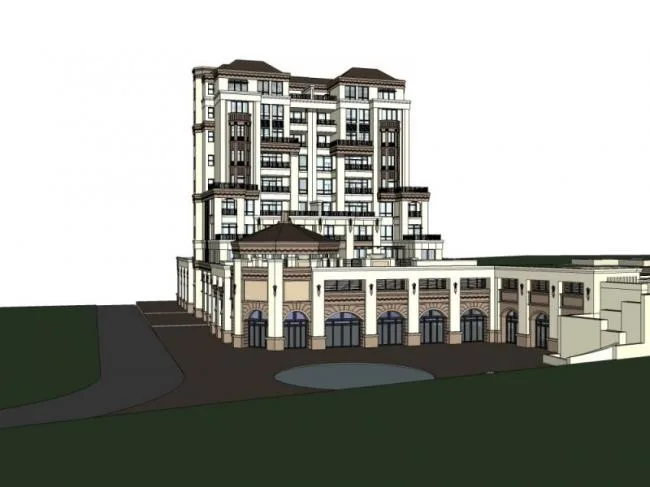Sketchup Residential Model | Multi story Garden House, Row House, Classical Style