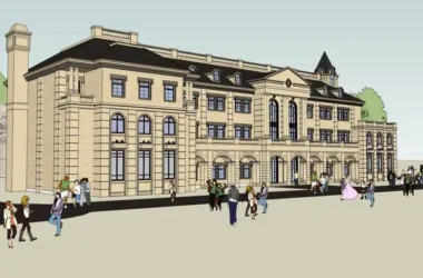 SketchUp Business Model: Multi-Story European Classical Style Commercial Club-BIM WORLD