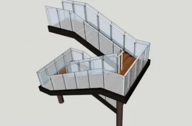 SketchUp Material Models: Outdoor Staircase Component Textures-BIM WORLD
