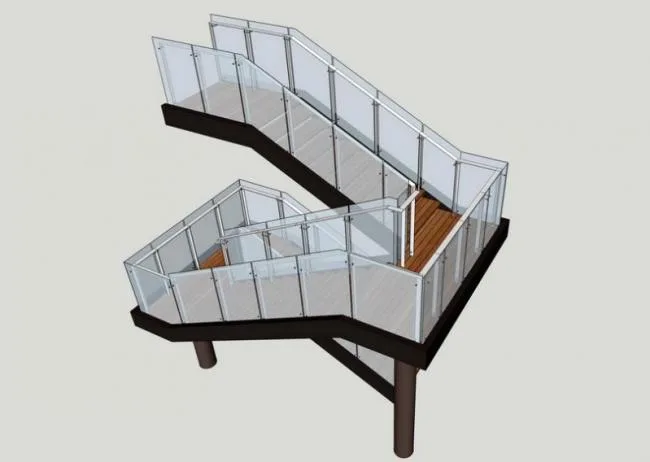 SketchUp Material Models: Outdoor Staircase Component Textures