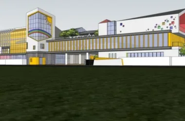 Modern Multi-Story School and Kindergarten Campus Design in SketchUp-BIM WORLD