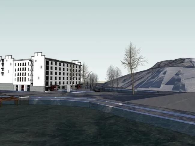 Sketchup Hotel Model | Multi story Hotel Architecture, Modern Chinese Style