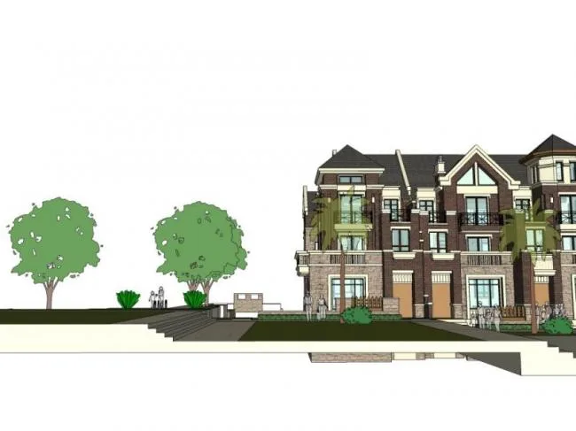 Sketchup Villa Model | Multi row Villa, Modern Style
