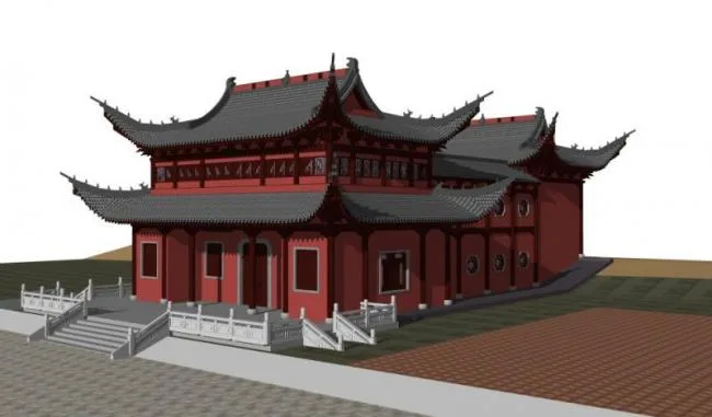 Sketchup Ancient Architecture Model | Multi story Palace, Chinese Style, Ancient Architecture