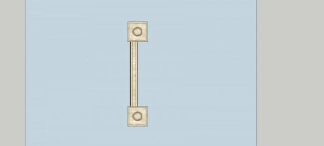 Sketchup Material Model | Railing, European Style, Components