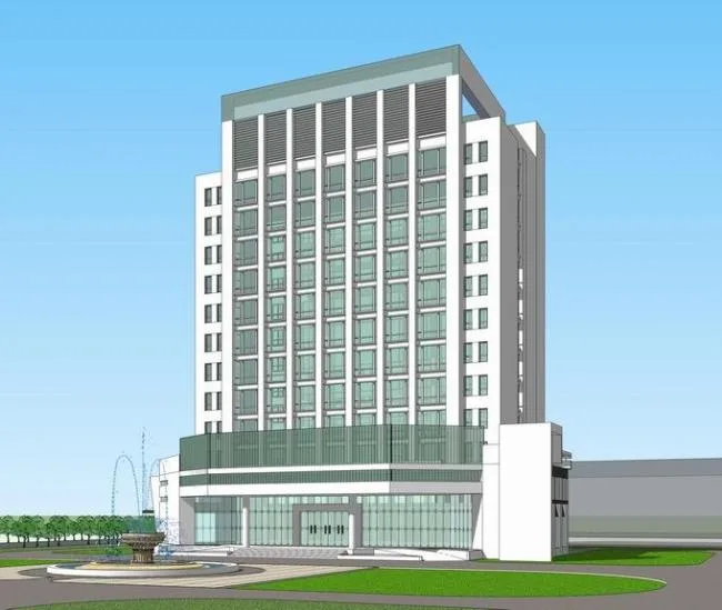 Sketchup Hospital Model | High rise Hospital, Medical Building, Modern Style