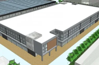 Modern Multi-Story Office Building Model in SketchUp-BIM WORLD