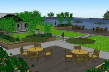 Modern Roof Garden Design with SketchUp Landscape Modeling-BIM WORLD