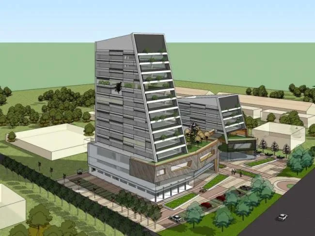 Sketchup Office Model | High rise Office Building, Modern Style