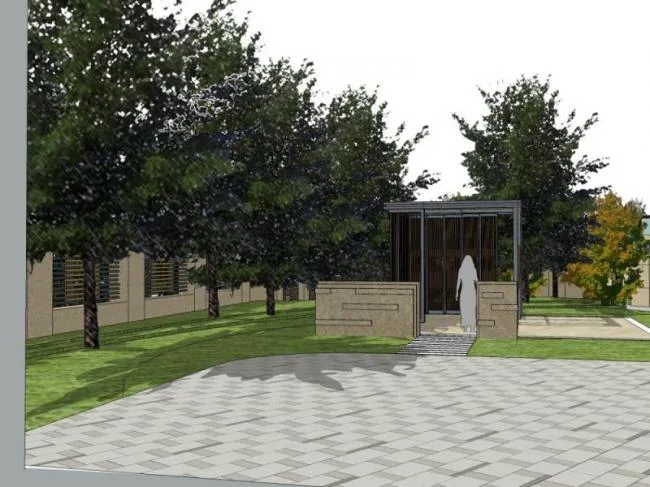 Sketchup Landscape Model | Residential Community Landscape, Modern Style