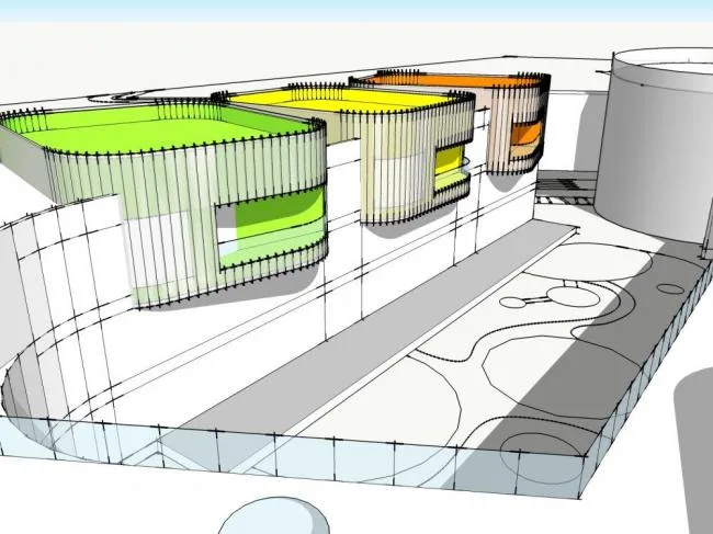 Sketchup School Model | Multi story Kindergarten, Modern Style, Educational Architecture