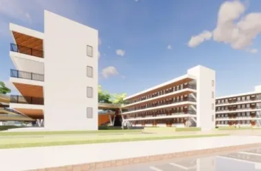 Modern Multi-Story Elementary School Model in SketchUp-BIM WORLD