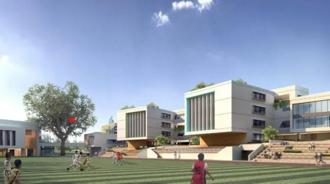 Sketchup School Model | Multi story High School, Campus Educational Architecture, Modern Style