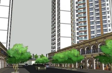Modern Super High-Rise Residential Model in SketchUp-BIM WORLD