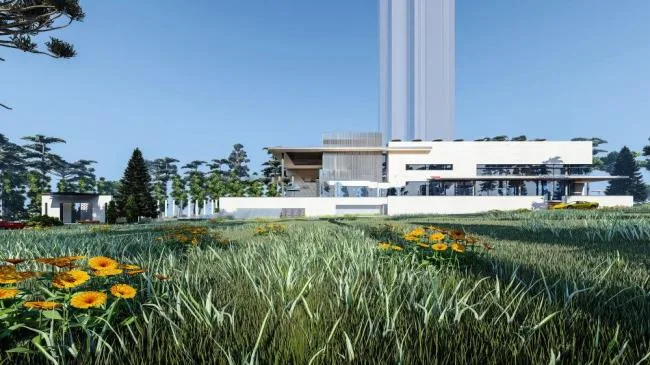 Sketchup Business Model | Demonstration Area, Modern Style, Commercial Buildings