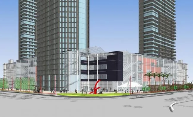 Sketchup Complex Model | Multi story High rise Mixed Commercial Complex, High rise Office Building, Modern Style