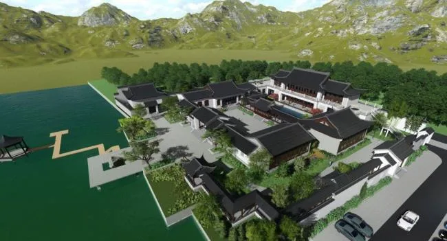 Sketchup Ancient Architecture Model | Ancient Courtyard, Chinese Style