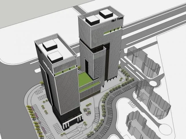 Sketchup Office Model | Super High rise Office Building, Modern Style