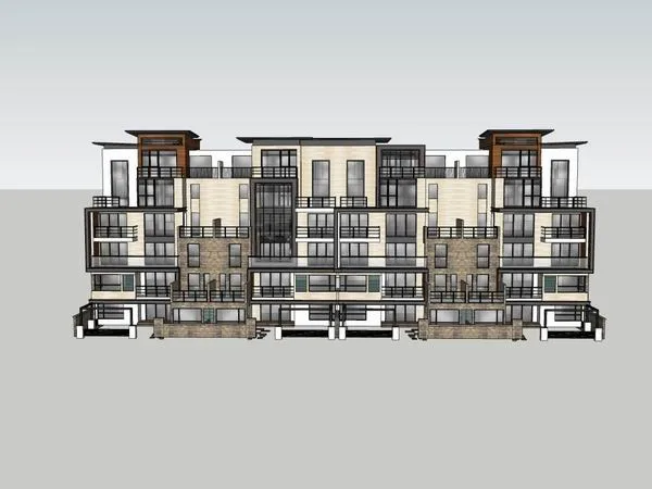 Modern Asian Villa Design | SketchUp 3D Model