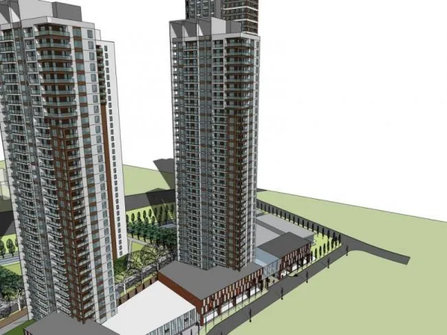 Sketchup Residential Model | Super High rise Residential, Modern Style