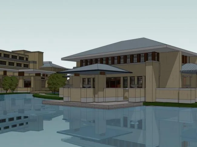Sketchup Hotel Model | Low rise Resort, Hotel, Modern Style