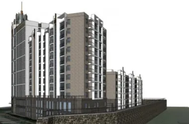 Modern High-Rise Residential Building Models in SketchUp-BIM WORLD