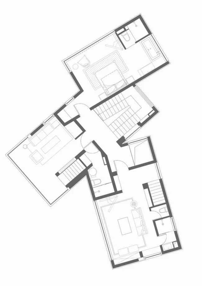 BIM Architecture | Boundless Sea, Tranquil and Distant Mood: Zhejiang Chuanshan and Other Wind Blowing People's Accommodation/Zhou Xin Architectural Design Studio