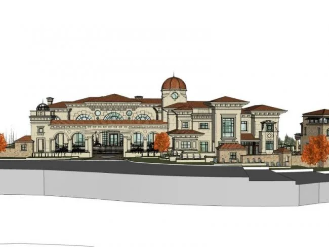 Sketchup Business Model | Multi story Clubhouse, Classical Style