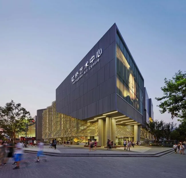 BIM Architecture | The Beauty of Modern Light Transparency and Traditional Heavy Integration: Shanghai Hongqiao Art Center/BAU
