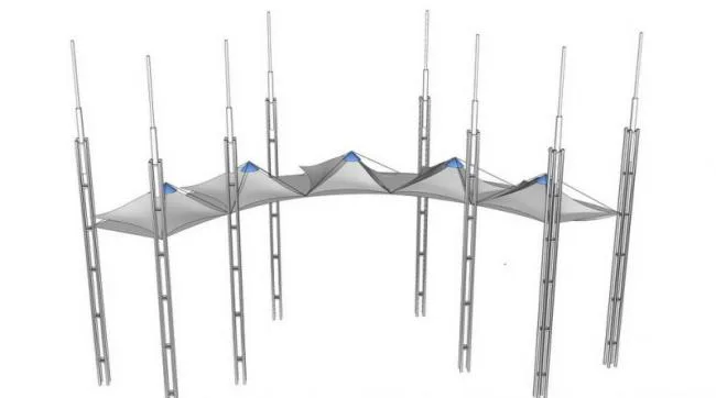 Sketchup Material Model | Stretch Film Landscape Material Component