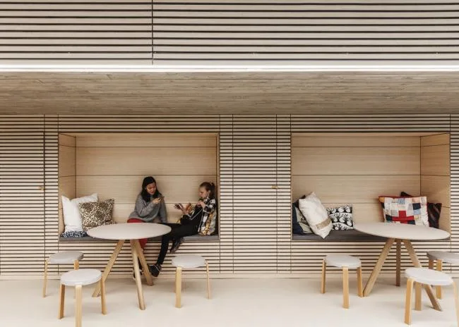 BIM Architecture | Developed on the Ground, Tilted Upward: Danish Red Cross Volunteer Home/COBE