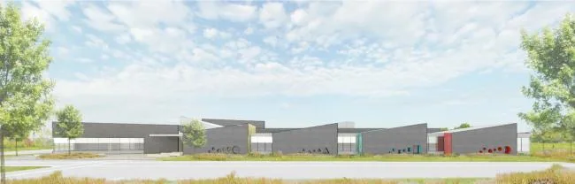 BIM Architecture | Open Interaction, Incorporating Geometric Elements: Rockford Public Elementary School/CannonDesign