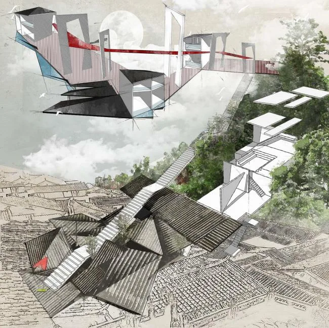 BIM Architecture | Beautiful Without Words, An Zhi Ru Su · Mountain/STUDIO QI