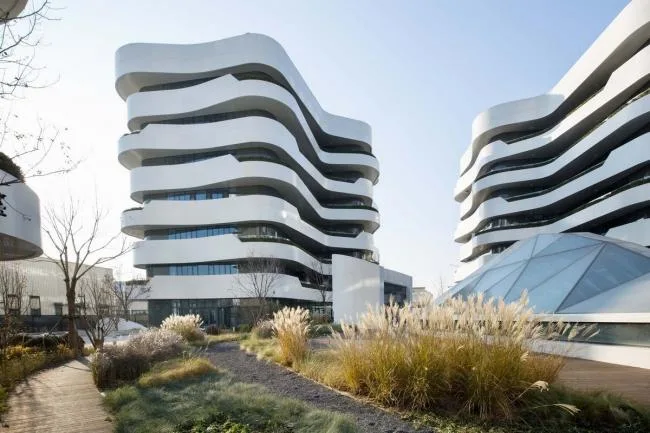 BIM Architecture | Like Soft and Turbulent Waves: Tianyun Industrial Office Cluster/First Practice Architectural Design