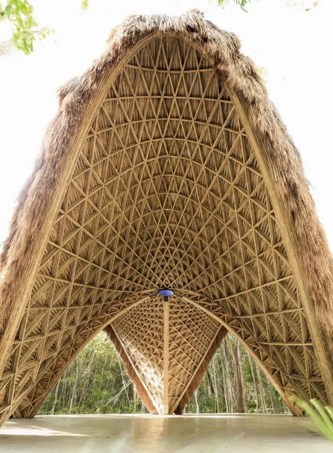 BIM Architecture | Luum Temple, Natural Beauty under Bamboo Parameter Digitization/CO-LAB Design Office