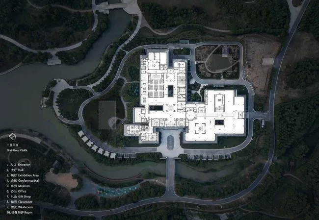 BIM Architecture | Hidden in Nature, Tang Zhongying Foundation China Middle/Zhejiang New Year Night School Architectural Design Seminar Institute