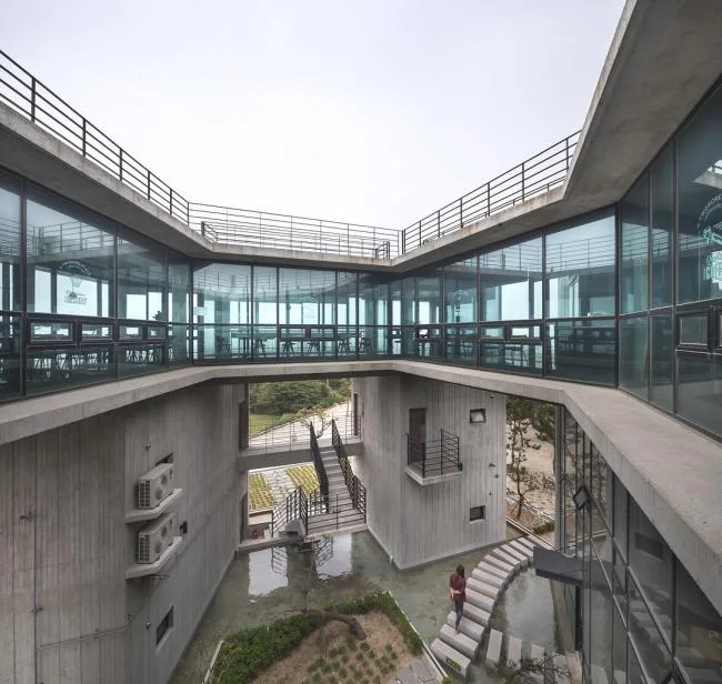 BIM Architecture | Rising Sun, overlooking the sea and sky scenic spots: Wujiao Trade Building/ON Architecture