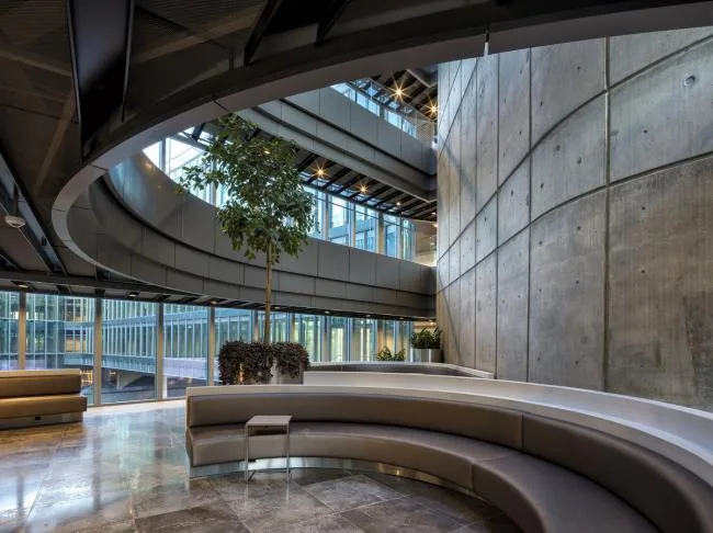 BIM Architecture | A Glass Box Gently Lying on a Hill: Galanti Bank Technology Park/ERA Architects