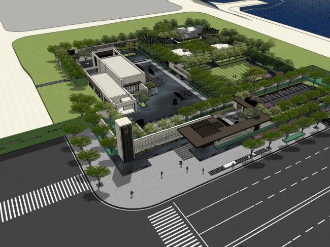 SketchUp Business Model: Designing Modern Sales Offices and Commercial Buildings