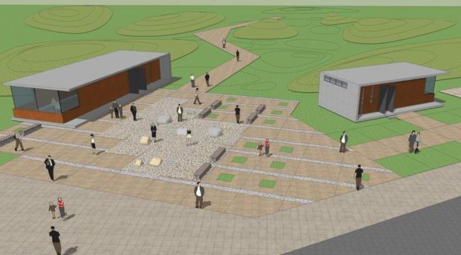 SketchUp Cultural Model: Gobi Agate, Park Square, and Architectural Designs