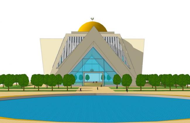SketchUp Cultural Model: Mosque and Religious Architecture Design