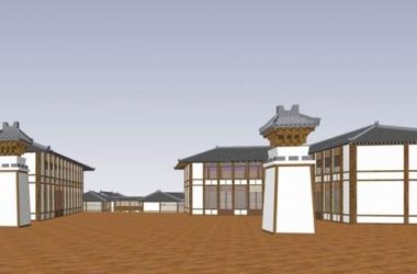 SketchUp Business Model: A Commercial Street Inspired by Chinese Design-BIM WORLD