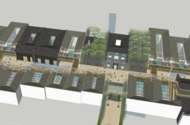 SketchUp Business Model: New Chinese Style on Commercial Street-BIM WORLD