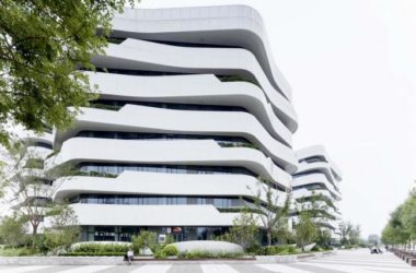BIM Architecture: Tianyun Industrial Office Cluster by First Practice – Inspired by Soft, Flowing Waves-BIM WORLD