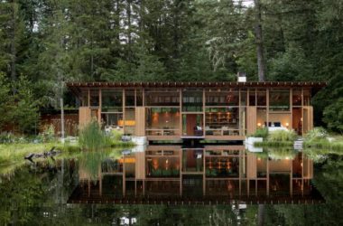 BIM Architecture: Living in Harmony with Nature at Newberg Private Residence by Cutler Anderson Architects-BIM WORLD