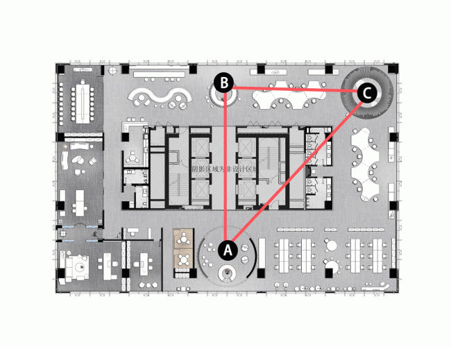 BIM Architecture | Poly · Future Daduhui Office Model Room/CUN inch Design