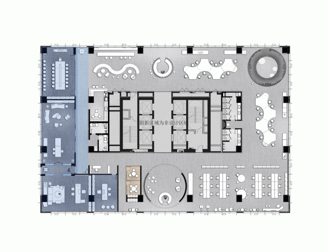BIM Architecture | Poly · Future Daduhui Office Model Room/CUN inch Design